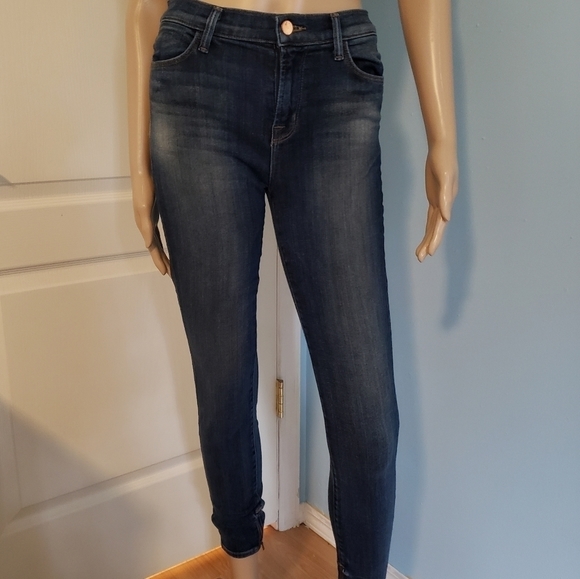 𝅺J Brand Super Skinny Ankle Zip Jeans Size 25 - Picture 8 of 12